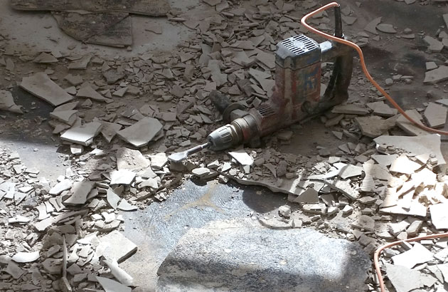 Floor Uplifting & Preparation 2